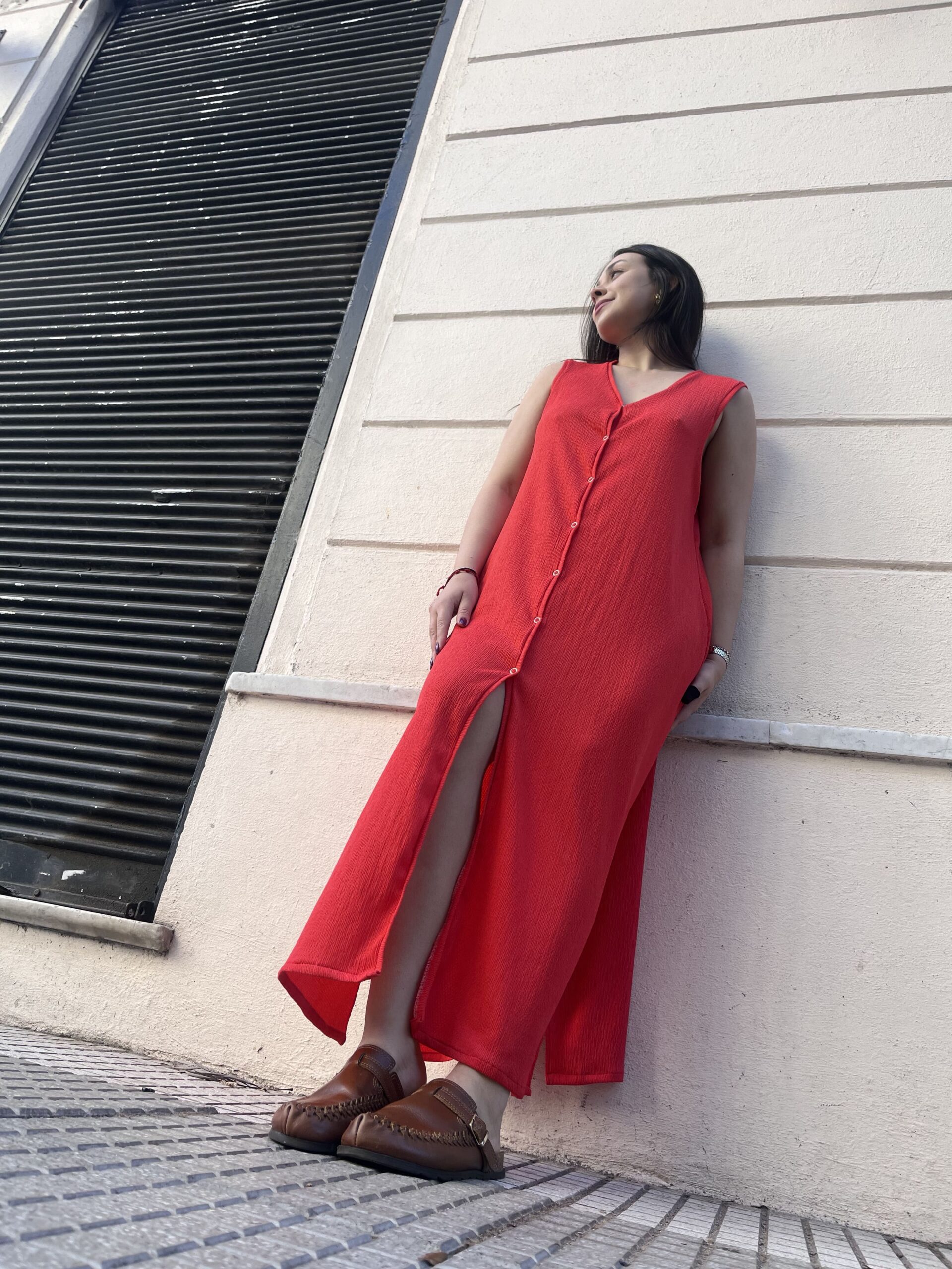 Vestido Roma largo - Rojo