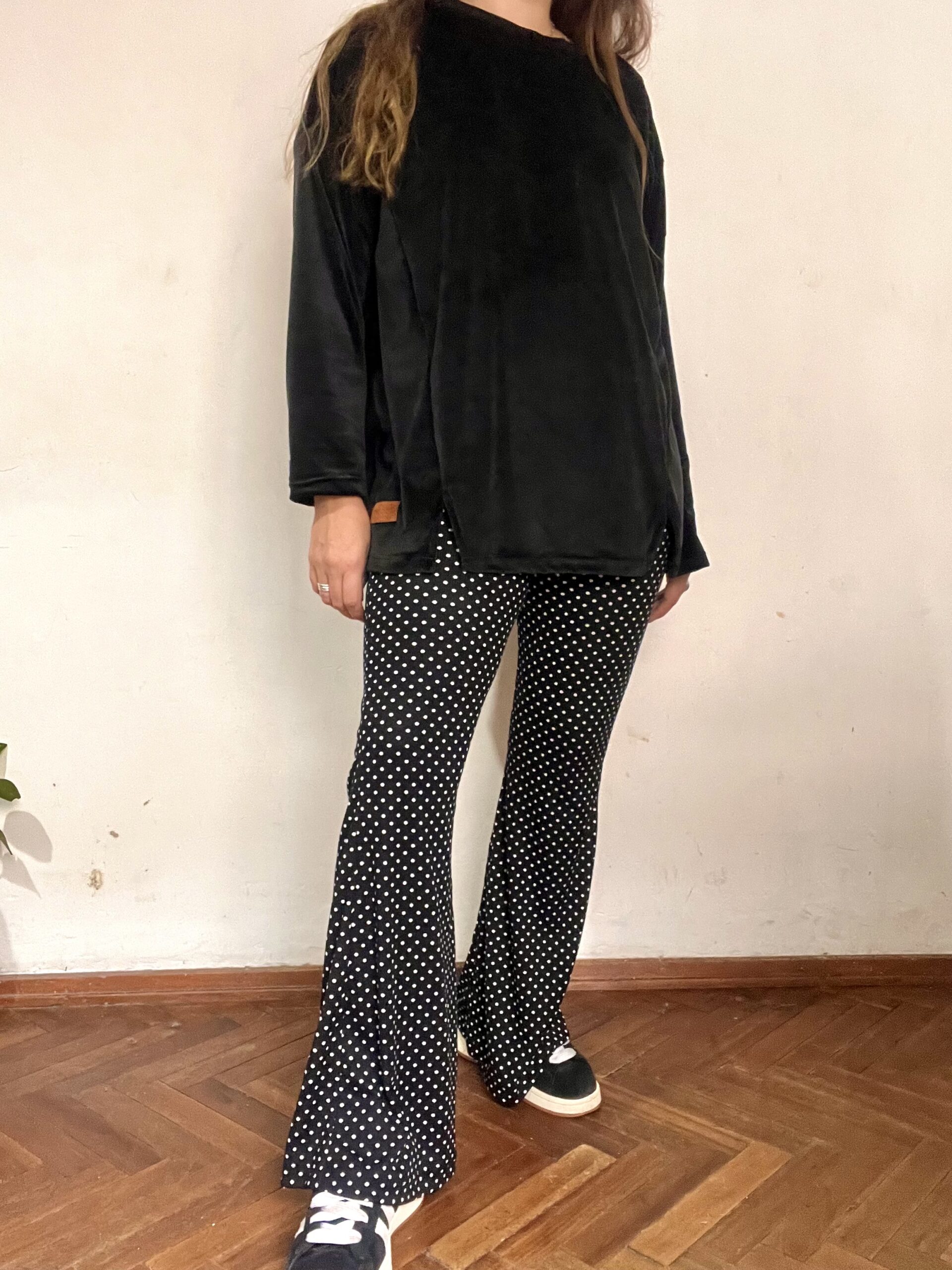 Calza Oxford lunares